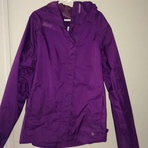COLUMBIA sportswear company purple  rain jacket
